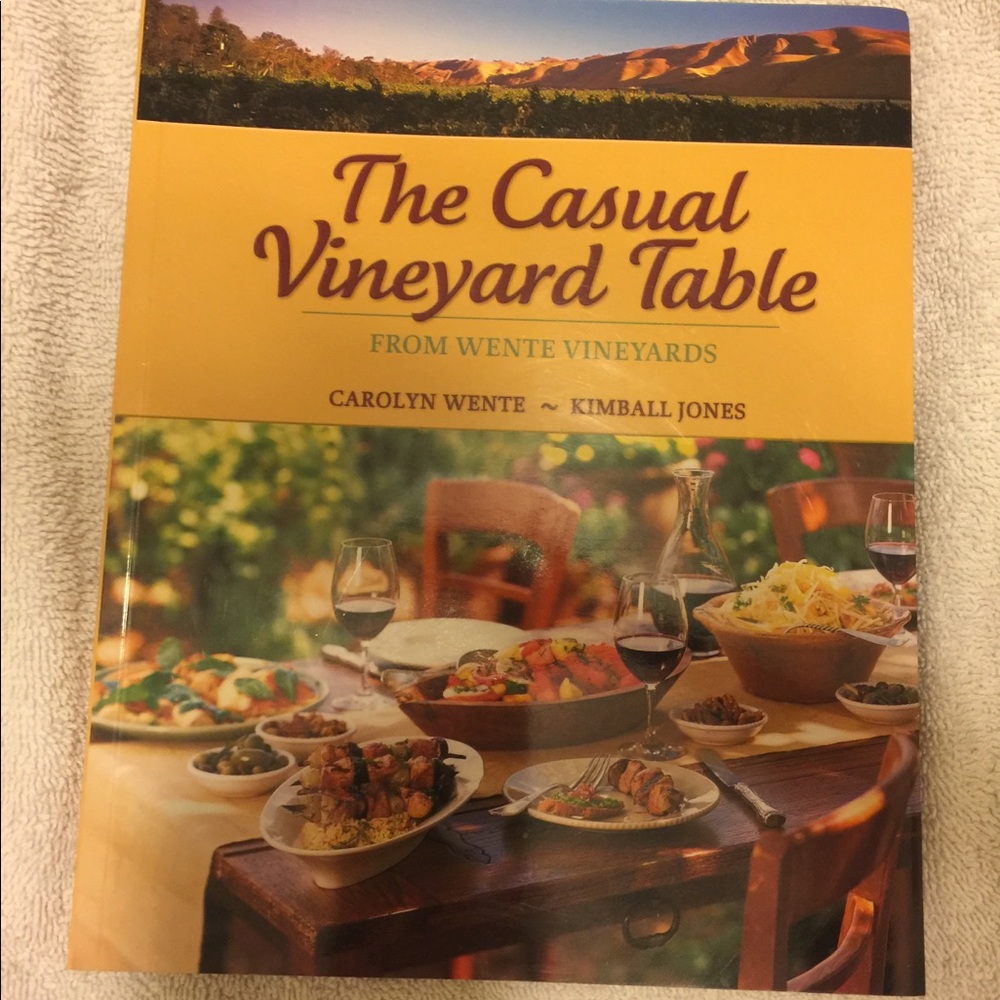 The Casual Vineyard Table Cookbook by Chef Jones!